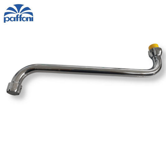 S-shaped tube Ø 18 x L 30 cm - replacement spout for mixer tap