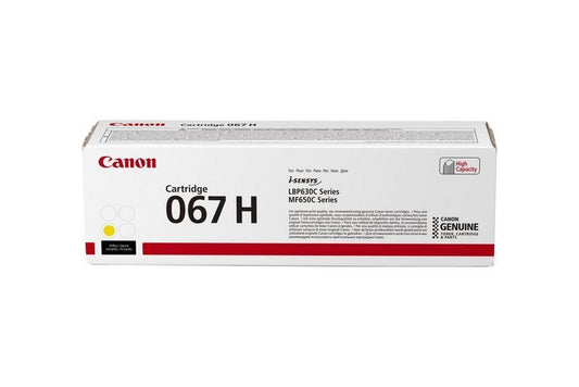 Canon 067H Toner Cartridge 1 pc Original Yellow