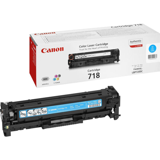 Canon CRG-718 C Toner Cartridge 1 pc Original Cyan