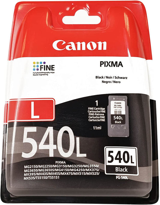 Canon PG-540L Ink Cartridge 1 pc Original Standard Yield Black