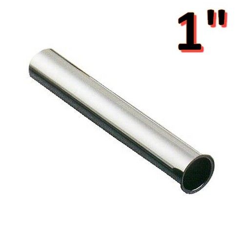 Canotto con cartella flangia per sifoni in ottone cromato Ø 26 mm