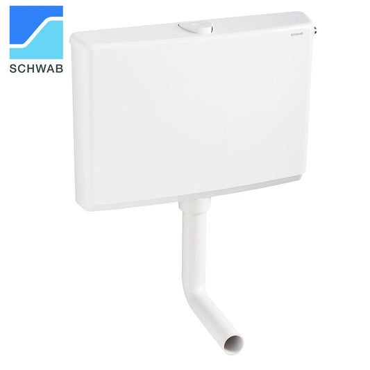Cassetta esterna per wc tasto START-STOP - modello SLIM SCHWAB