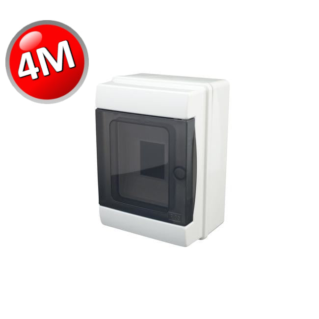 CENTRALINO SARTEL SCATOLA DA PARETE STAGNO 4 MODULI, GRADO DIPROTEZIONE IP65