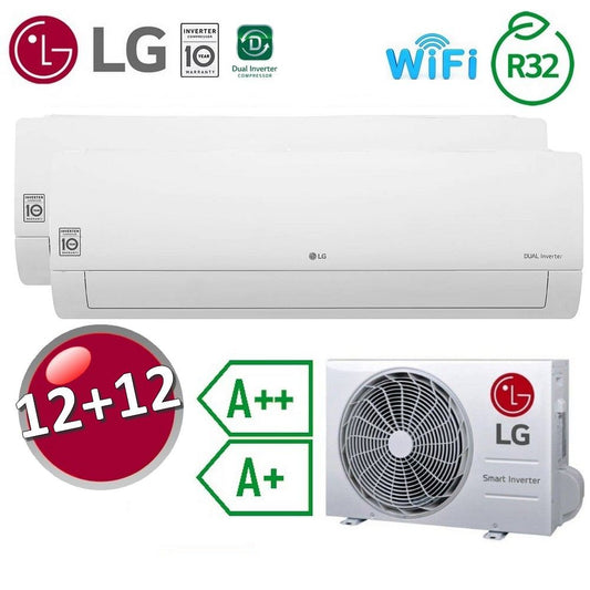 LG Libero Smart WiFi ThinQ DualCool A++ / A+ 12000+12000 dual split air conditioner