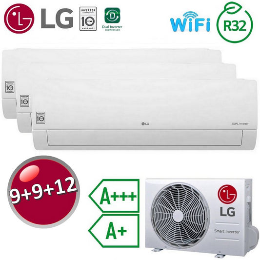 LG Libero Smart WiFi ThinQ DualCool A+++ / A+ 9000+9000+12000 trial split air conditioner