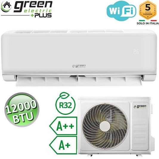 Mono air conditioner 3.5 kW 12000 Btu WiFi R32 A++/A+ Green Electric PLUS