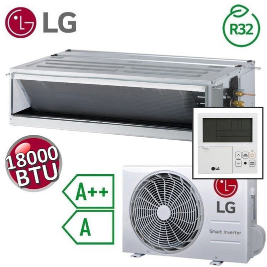 LG 18000 BTU 5.0 kW A++ A COMPACT Inverter single duct air conditioner - wall control included