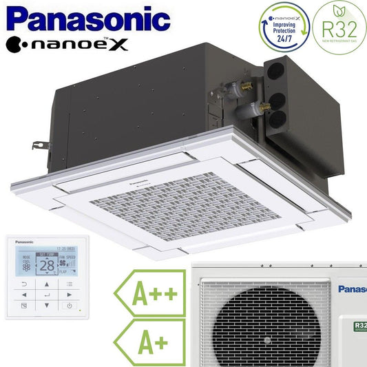 Panasonic 60x60 cm 4-way cassette air conditioner - 21000 Btu 6.0 Kw R32 A++