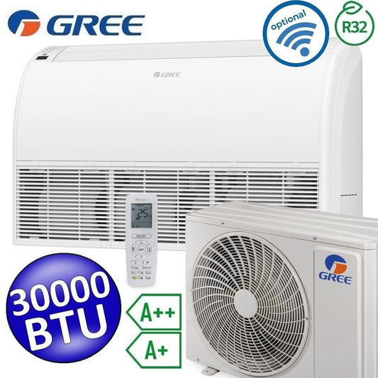 Climatizzatore mono pavimento / soffitto Gree 30000 Btu R32 A++/A+ telecomando incluso - U-MATCH 6