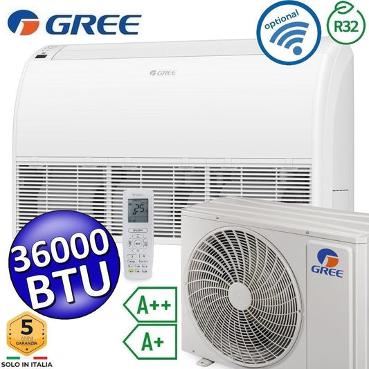 Climatizzatore mono pavimento / soffitto Gree 36000 Btu R32 A++/A+ telecomando incluso - U-MATCH 6