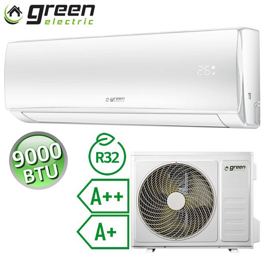 Climatizzatore mono split 2.5 kW 9000 Btu R32 A++/A+ Green Electric EVO