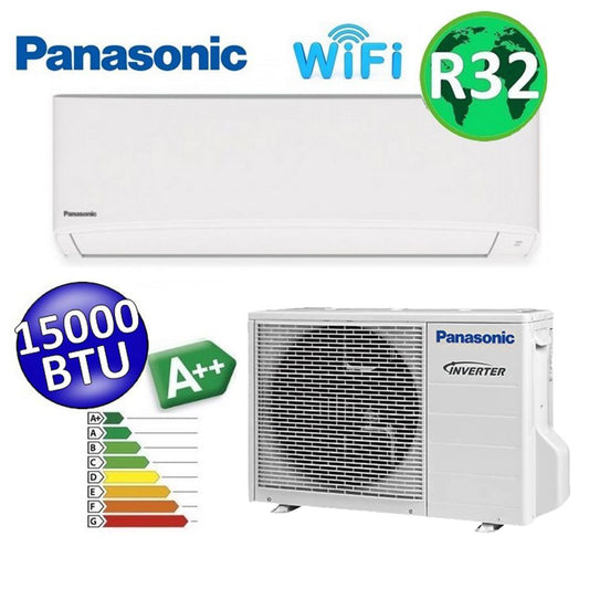 Panasonic TZ Series Super Compact R32 15000 Btu A++ Single Split Air Conditioner with WiFi and NanoeX