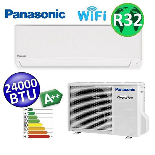 PANASONIC TZ series super compact R32 24000 Btu A++ split air conditioner with WiFi and NanoeX