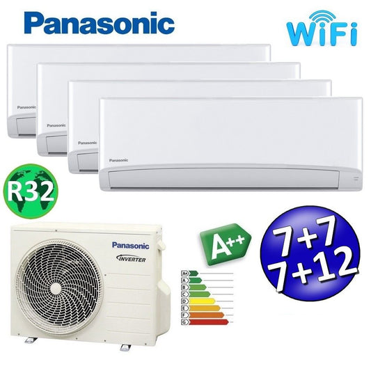 Panasonic TZ R32 7000+7000+7000+12000 BTU A++ split air conditioner with WIFI