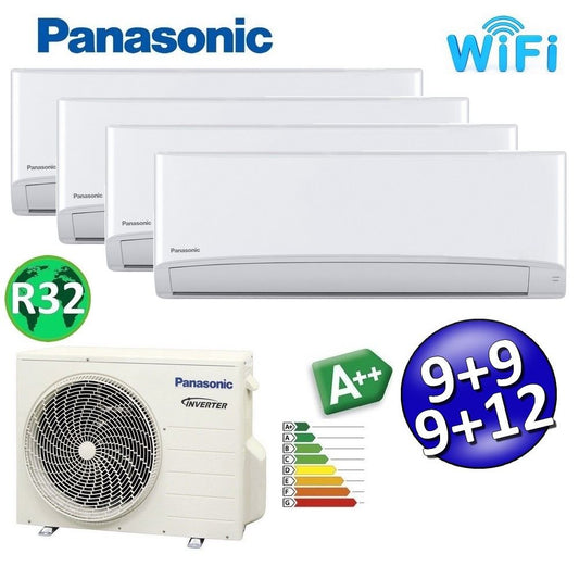 Panasonic TZ R32 9000+9000+9000+12000 BTU A++ Quad Split Air Conditioner with WIFI and NanoeX