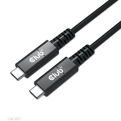 CLUB3D CAC-1571 USB Cable USB4 Gen 3x2 0.8m USB C Black