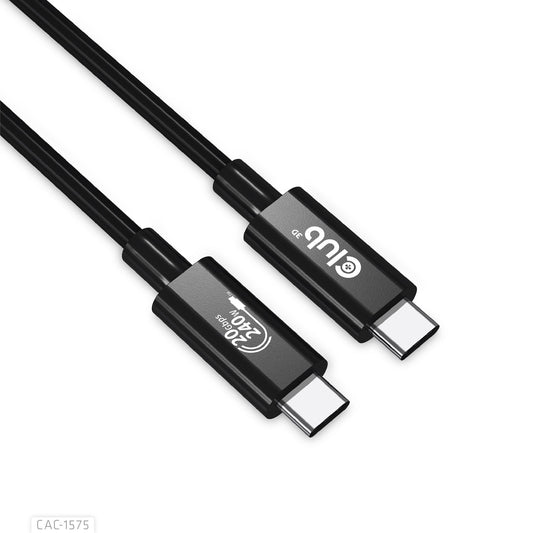 CLUB3D CAC-1575 USB Cable USB4 Gen 2x2 2m USB C Black