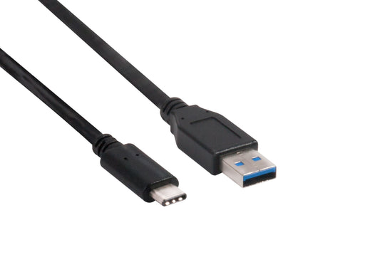 CLUB3D USB 3.1 Type-C to Type-A Cable 10Gbps PD 60W M/M 1m/3.28ft