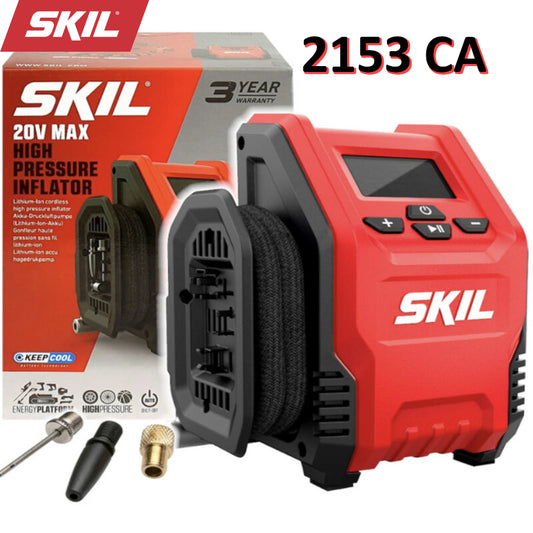 Compressore ad aria SKIL 2153 CA schermo LCD - a batteria 12V (ESCLUSA)