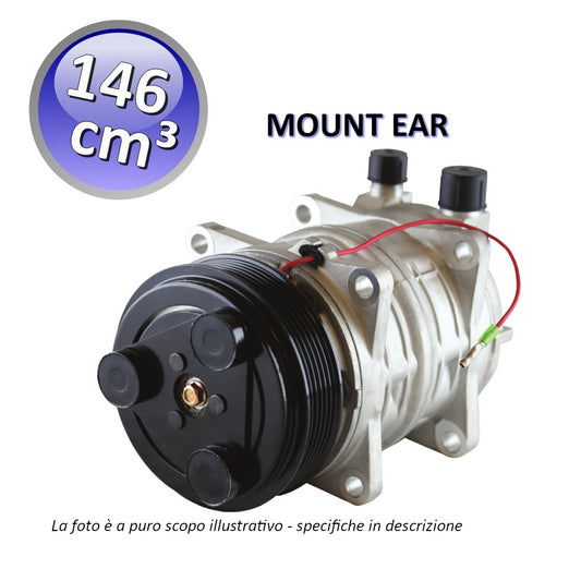 COMPRESSORE QP-15XD SENZA OLIO PER TRASPORTO REFRIGERATO POLY-V 8PK - QP15XD-1761