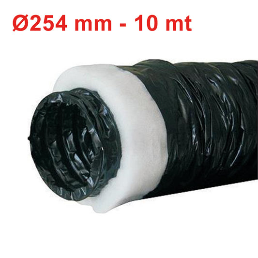 Condotto flessibile in polietilene isolato antistrappo, classe 1 - Ø 254 mm rotolo 10 mt