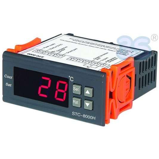 Controllore di temperatura termostato refrigerazione STC-8000H - con 1 sonda