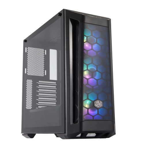 COOLER MASTER CASE MASTERBOX MB511 MID-TOWER ATX, 7 EXPANSION SLOT, 2XUSB 3.2, 3X120MM ARGB FAN FRONT, 1X120MM FAN REAR, ARGB