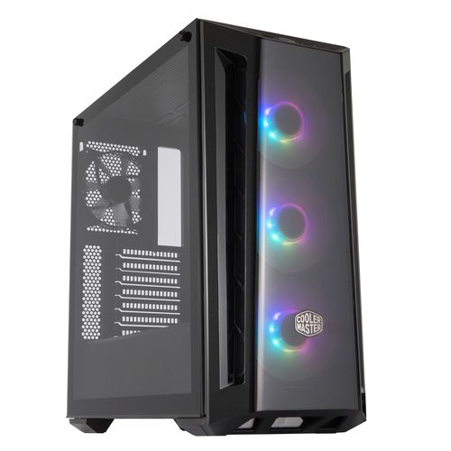 COOLER MASTER CASE MASTERBOX MB520 MID-TOWER ATX, 7 EXPANSION SLOT, 2XUSB 3.2, 3X120MM ARGB FAN FRONT, 1X120MM FAN REAR, ARGB