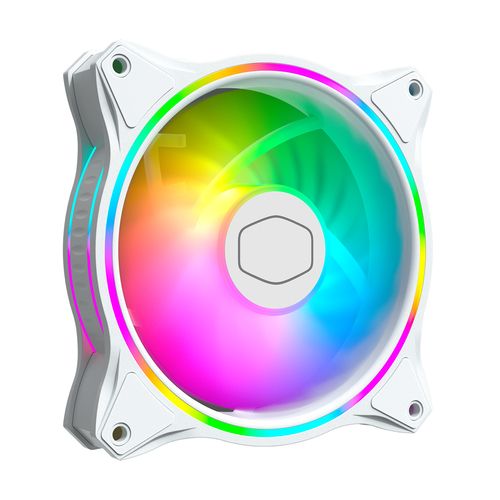 COOLER MASTER HEAT SINK MASTERFAN MF120 HALO 3IN1 WHITE EDITION 120X120X25 CABINET FAN - COOLE