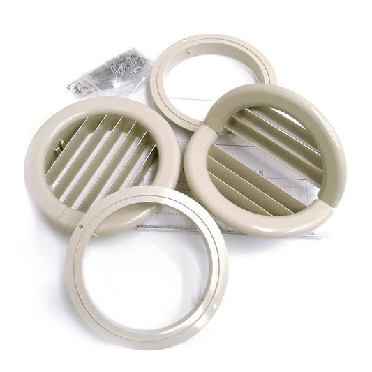 Pair of Ø 160 mm folding grilles with flanges for Unico Olimpia Splendid