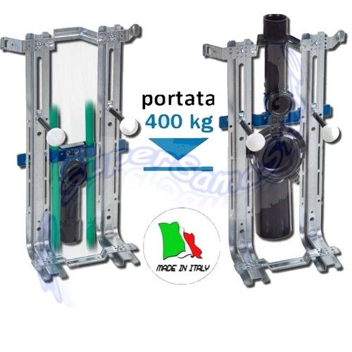 Pair of universal brackets for suspended fixtures with pipe supports
