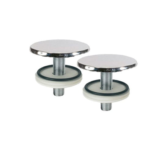 Pair of hole cover caps for bidet and sink Ø 54 mm