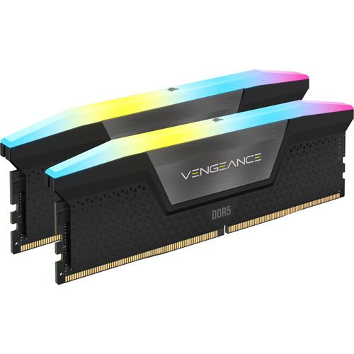 CORSAIR RAM VENGEANCE RGB DDR5 32GB 2X16GB DDR5 6000 PC5-48000 C36 1.35V OPTIMIZED FOR AMD - GRAY