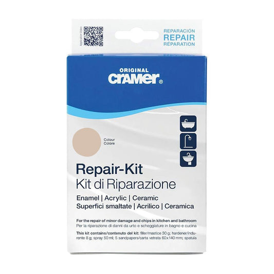 Cramer - kit riparazione ceramica sanitari vasche smaltate acrilico BAHAMAS BEIGE