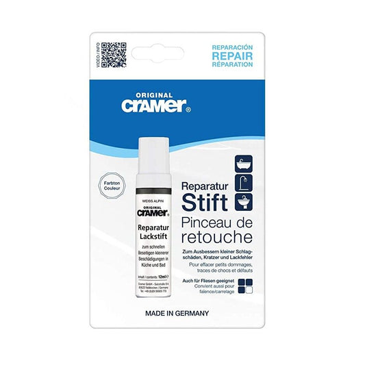 Cramer - Stick ritocco per riparazioni di sanitari colore Bianco Alpino Europeo