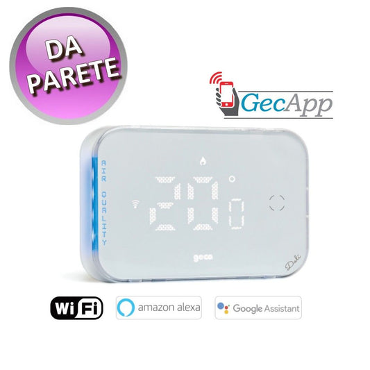 DALì GECA Room Chronothermostat - WiFi White 230 V Wall-Mounted - with Air Quality Monitoring
