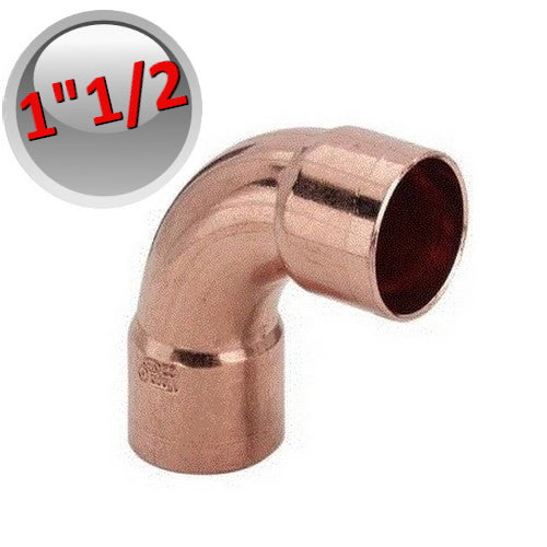 Curva 90° FF rame a saldare 1''1/2 - 38,10 mm