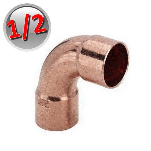 Curva 90° FF rame a saldare 1/2'' - 12,7 mm