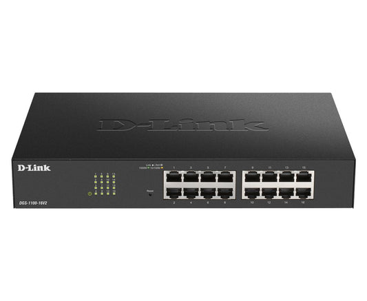 D-Link DGS-1100-24PV2 Managed Network Switch L2 Gigabit Ethernet (10/100/1000) Support Power over Ethernet (PoE) Black