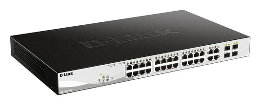 D-Link DGS-1210-24P Managed L2 Gigabit Ethernet (10/100/1000) Support Power over Ethernet (PoE) Black
