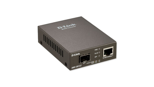D-Link DMC-G01LC/E 1000 Mbit/s Network Media Converter Grey