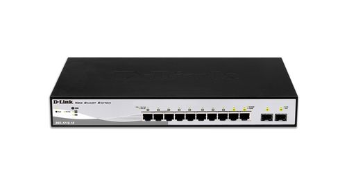 D-LINK SWITCH 8 GIGABIT PORTS + 2 SFP SMART+ PORTS