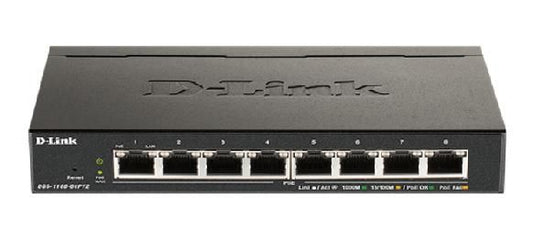 D-LINK SWITCH 8 PORTS GIGABIT POE SMART MANAGED