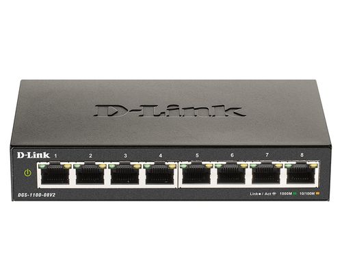 D-LINK SWITCH 8 SMART MANAGED GIGABIT PORTS