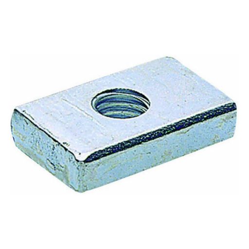 Zinc-plated rectangular nut ØM10 30x15 - 32x20 mm