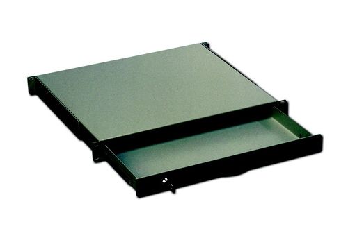 DIGITUS CASSETTO PER ARMADI RACK 19" CON MANIGLIA E CHIUSURA, COLORE NERO DIMENSIONI MM. 482X45X492