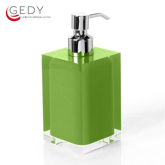Dosasapone erogatore in metallo RAINBOW color verde acido