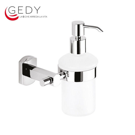 Dosasapone ottone cromato e vetro - EDERA GEDY ED81