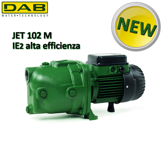 Elettropompa centrifuga pompa autoadescante DAB JET 102 M 230/50 IE2 ad alta efficienza - attacchi 1''