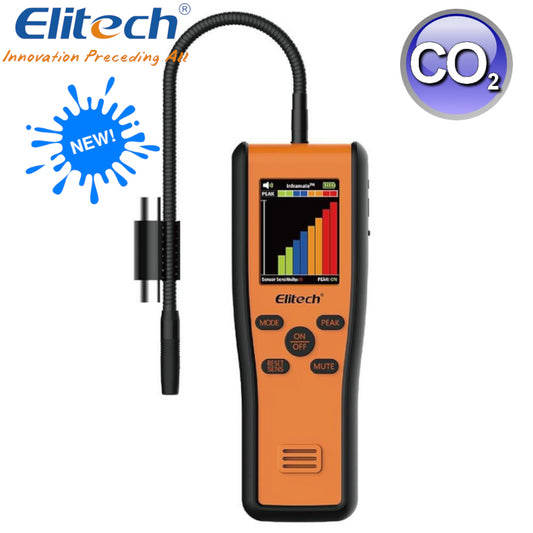 Elitech - Cerca fughe rilevatore di anidride carbonica di CO2